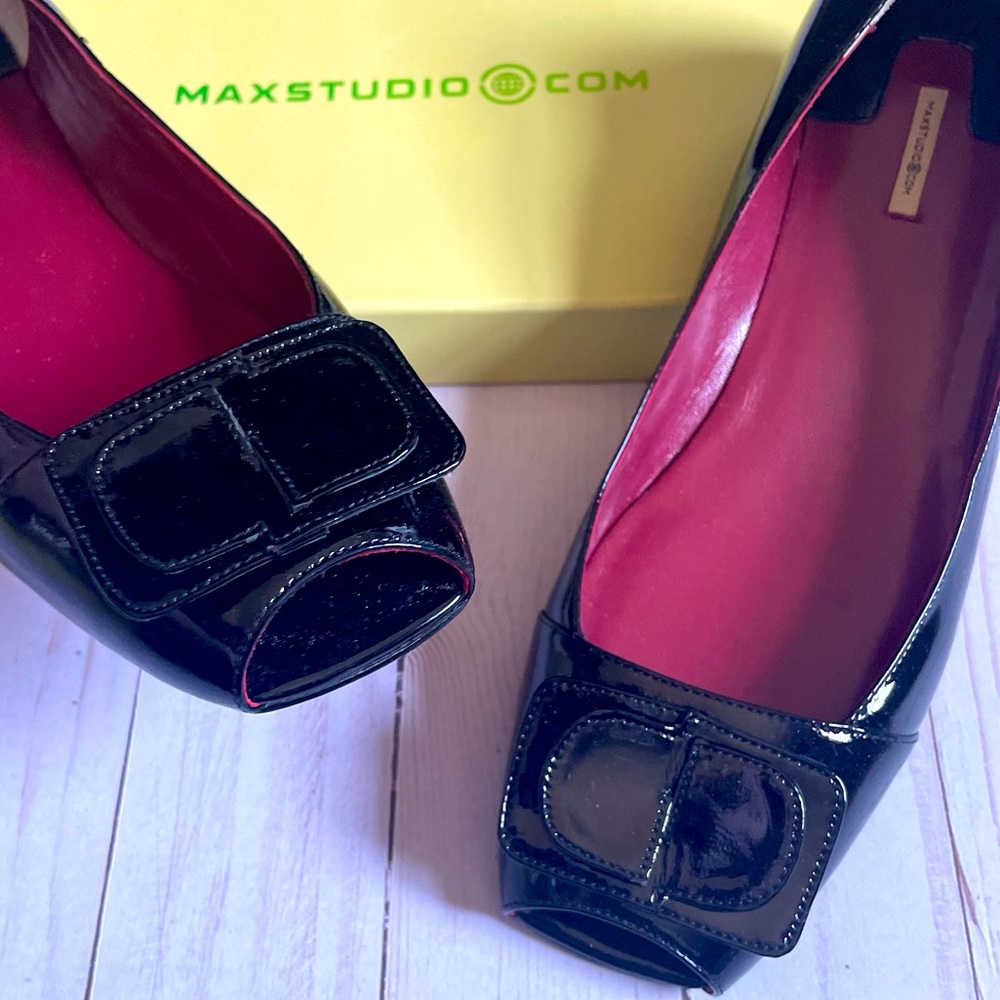 Max Studio Peep Toe Pumps